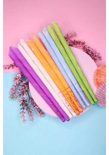 Kulak Temizleme Mumu 5 Çift Renkli