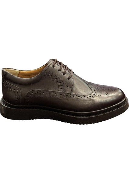 Hakiki Deri Kahve Erkek Klasik Ayakkabı-Erkek Ayakkabı fiyatları
