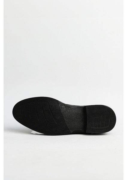 Hakiki Deri Siyah Erkek Klasik Ayakkabı modelleri