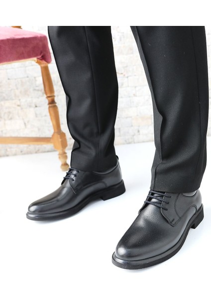 Hakiki Deri Siyah Erkek Klasik Ayakkabı indirimleri