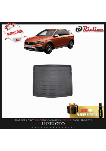 Fiat Egea Cross Stepneli 3D Bagaj Havuzu 2020 Model Uyumlu