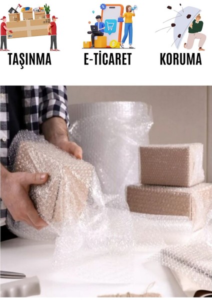 Balonlu Naylon Patpat Kargo Poşeti 30X30 20 Adet