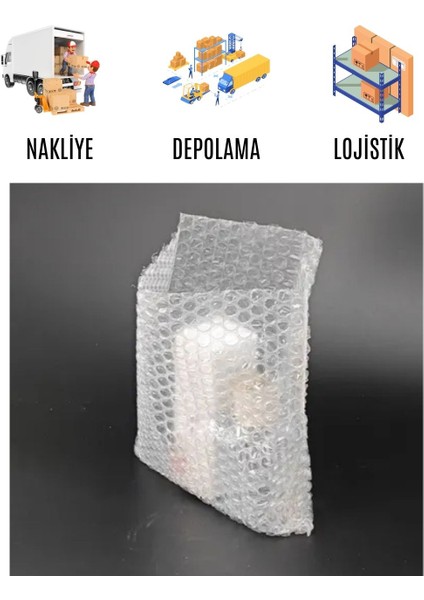 Balonlu Naylon Patpat Kargo Poşeti 30X30 20 Adet