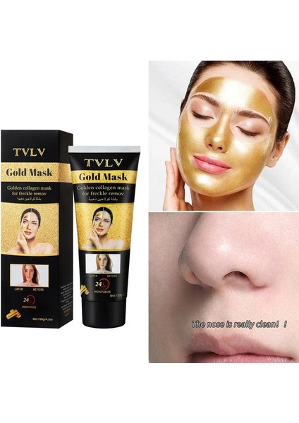 Tlvl Gold Mask - Altın Kollajen Yüz Maskesi (120G) - Cilt Nemlendirme ve Lekelenme Karşıtı
