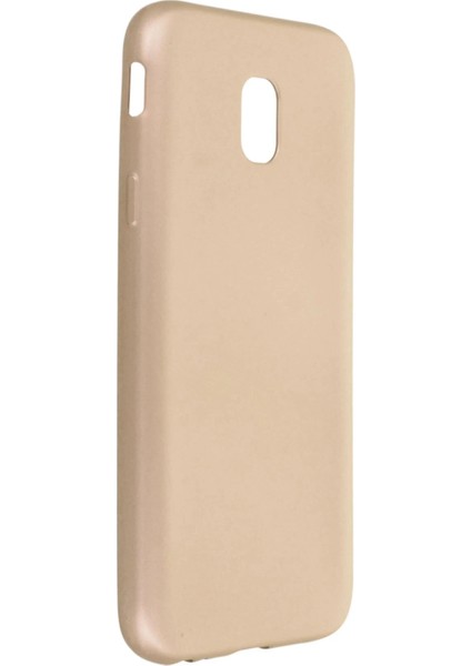 Samsung Galaxy J3 Pro / J330 Kılıf First Silikon - Gold Ynsmr