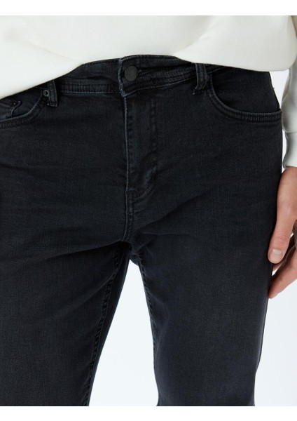 Erkek Jean Pantolon 5WAM40082ID Antrasit modelleri