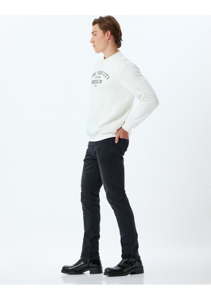 Erkek Jean Pantolon 5WAM40082ID Antrasit fırsatları
