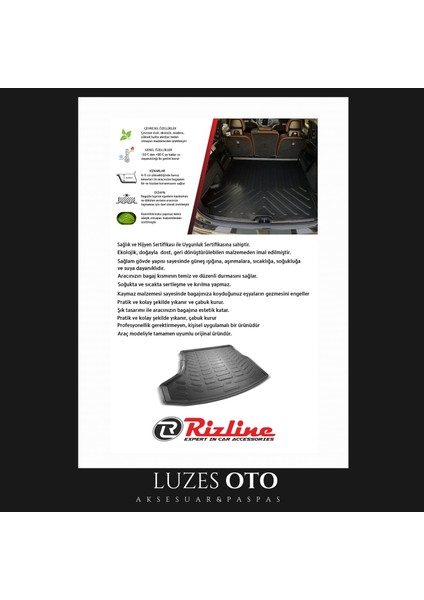Togg T10X 3D Bagaj Havuzu 2023 Model Uyumlu modelleri