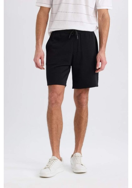Erkek Penye Şort B8672AX/BK81 Black