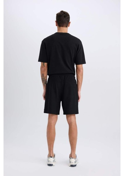 Erkek Penye Şort B8792AX/BK81 Black