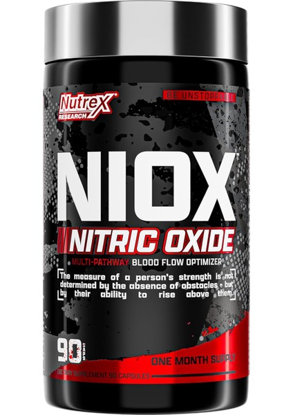 Niox Nitric Oxide Arginine Nitrate+Vitamin C Muscle Pump Booster 90 Tablet