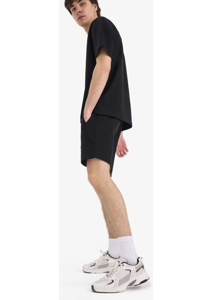 Erkek Penye Şort B8674AX/BK81 Black fırsatları