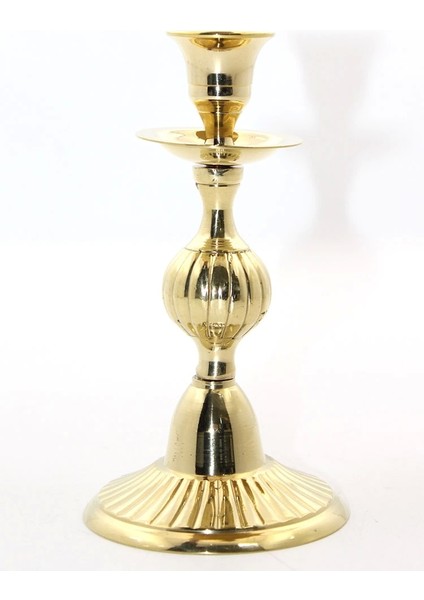 Tekli Pirinç Şamdan Model 3