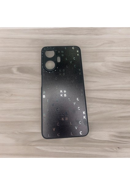 Realme C55 Uyumlu Aynalı Desenli Kaliteli Silikon Telefon Kılıfı