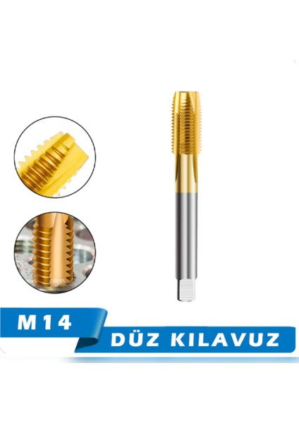 M14 Düz Kılavuz Tin Kaplı