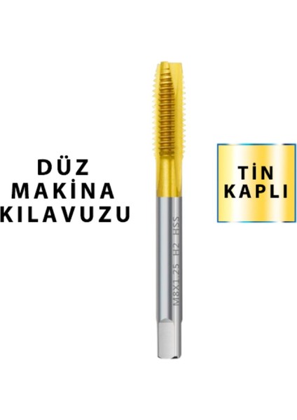M14 Düz Kılavuz Tin Kaplı