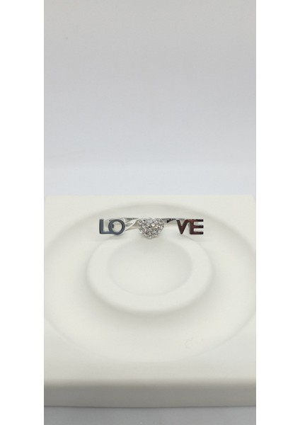 Silver Renk Love Ikili Yüzük fiyatları