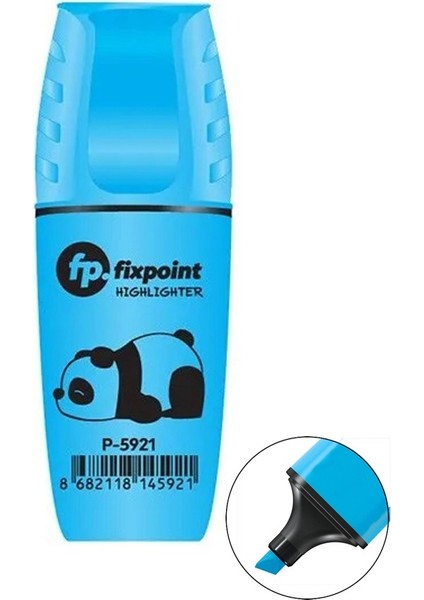 Mini Fosforlu Kalem 6 Renk 1 Paket Fixpoint Minik Küçük Fosforlu Işaret Kalemi 5 mm Canlı Renkler Okul Öğrenci Büro Ofis