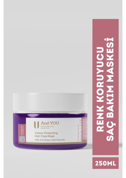 Colour Protectıng Hair Care Mask / Renk Koruyucu Saç Bakım Maskesi 250 ml
