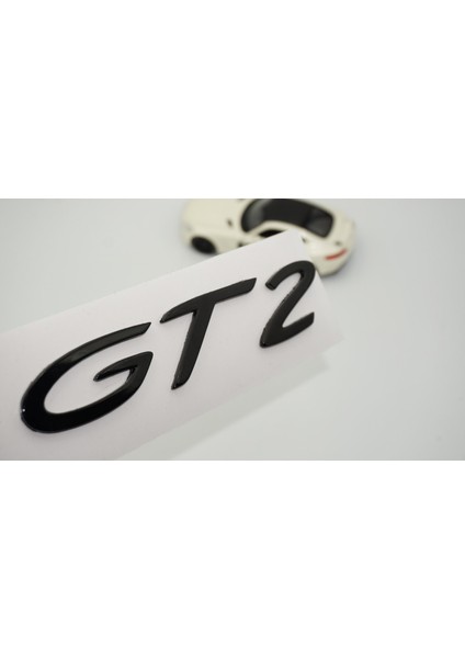 Porsche 911 Gt2 Bagaj Siyah Abs Yazı Logo Amblem