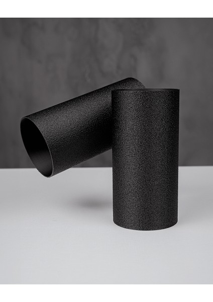 Canon Style Modern Masa Lambası | 3D Baskı Tasarım Siyah Silindir Gövdeli Aydınlatma fiyatları