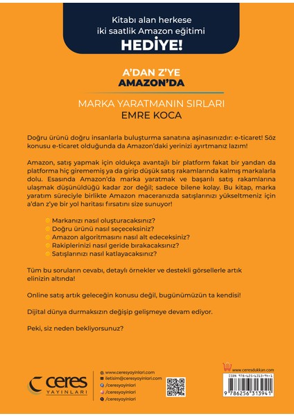Amazonda Marka Yaratmanın Sırları Emre Koca 9786256313941