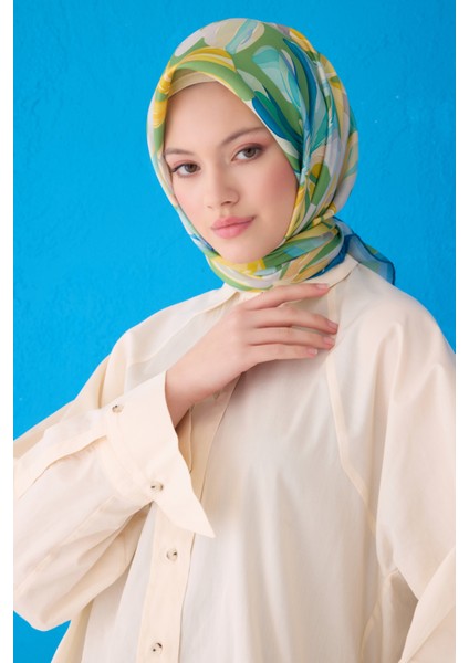 Saf Ipek Eşarp 4107D (Twill Ipek)