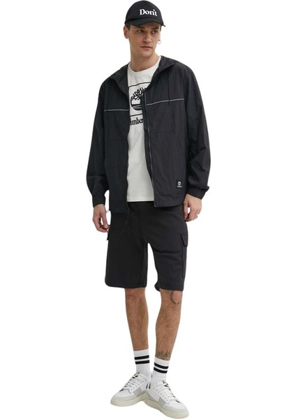 Windbreaker Full-Zip Jacket Siyah Erkek Ceket fırsatları
