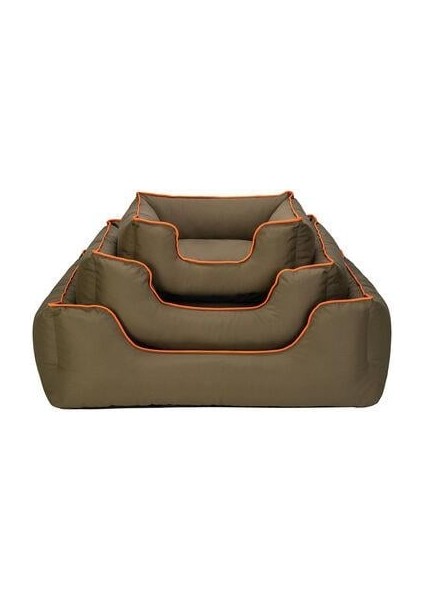 Alpha Haki-Turuncu Biyeli Köpek Yatağı M 80X65 fırsatları