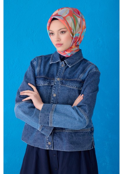 Saf Ipek Eşarp 4107D (Twill Ipek)
