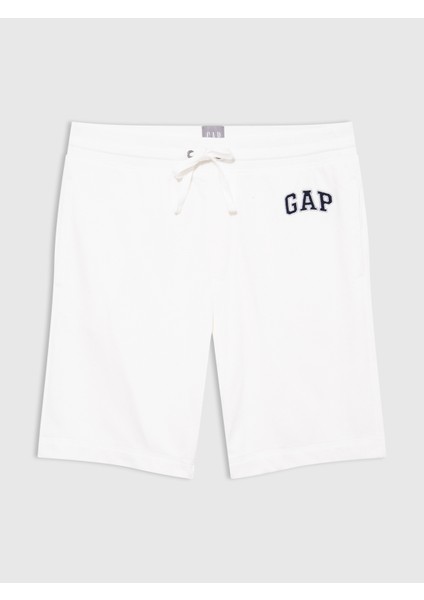 Erkek Kırık Beyaz Gap Logo Şort