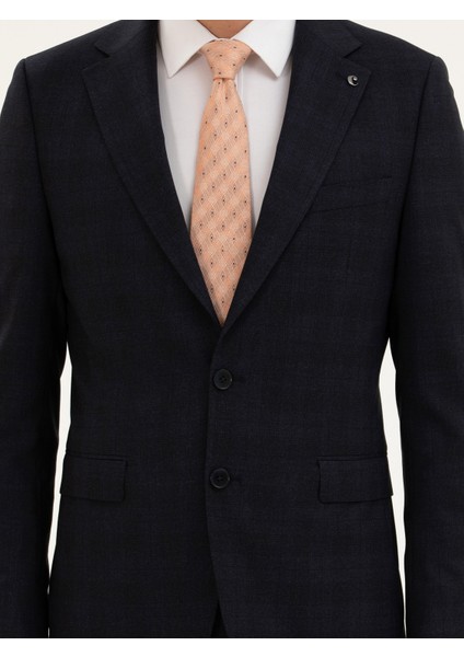 Erkek Lacivert Slim Fit Takım Elbise 50277983-VR033