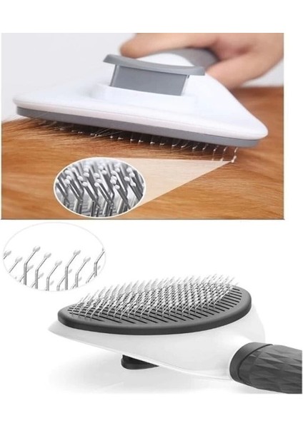 Otomatik Temizlenen Evcil Hayvan Tarağı Gri fiyatları