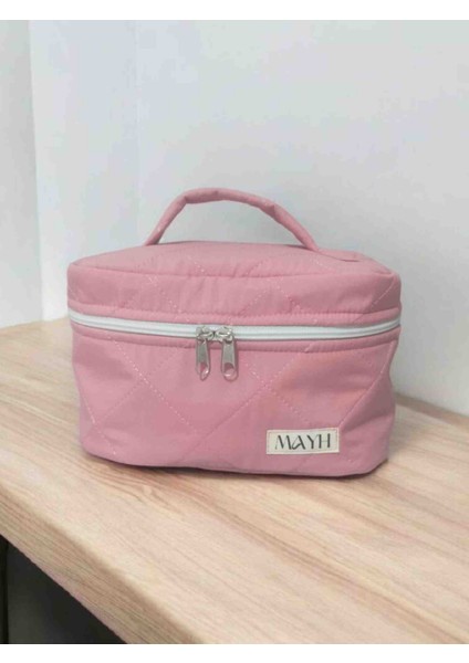 Pembe Organizer - Makyaj Çantası
