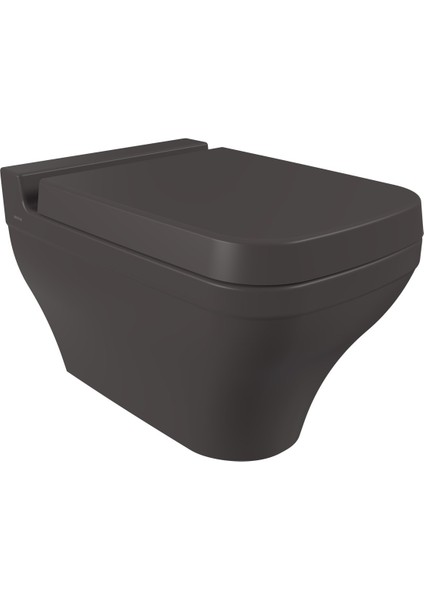 Bocchi Scala Asma Klozet, Yavaş Kapanan Kapak 1080-020-0128 Antrasit