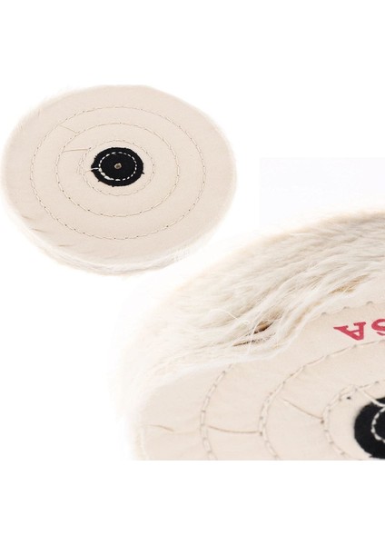 Pamuklu Parlatma Diski Tekerlek Polish Ped Metal Ahşap Takı Taşlama Cilalama Için Parlatma Polisaj