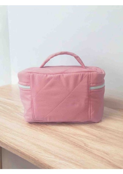 Pembe Organizer - Makyaj Çantası