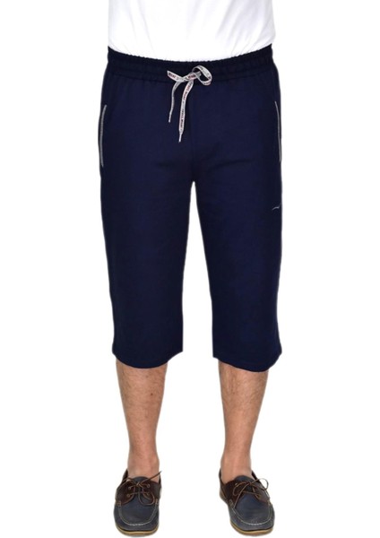 Erkek Büyük Beden Rahat Kesim Düz Paça Likralı Kumaş Kapri BGL-ST04617 modelleri