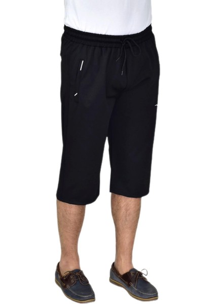 Erkek Büyük Beden Rahat Kesim Düz Paça Likralı Kumaş Kapri BGL-ST04617 fiyatları