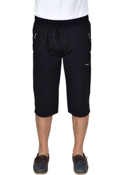 Erkek Büyük Beden Rahat Kesim Düz Paça Likralı Kumaş Kapri BGL-ST04617 modelleri