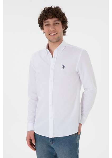 Erkek Beyaz Gömlek Basic 50296777-VR013 fiyatları