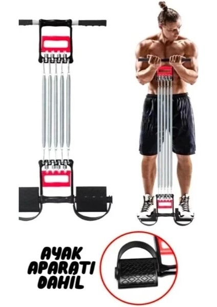 3'ü 1 Arada El Ayak Göğüs Fitness Yayı