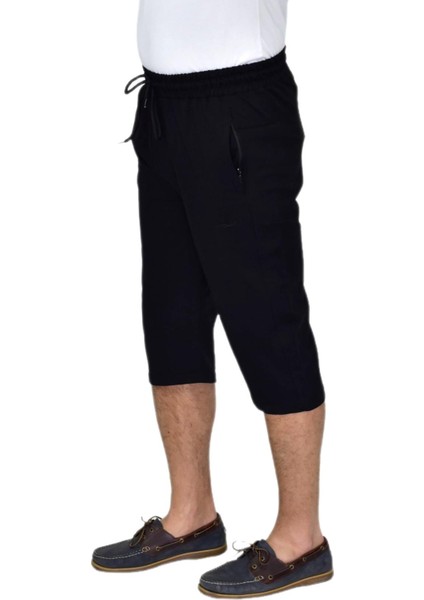 Erkek Rahat Kesim Düz Paça Likralı Kumaş Kapri BGL-ST04614