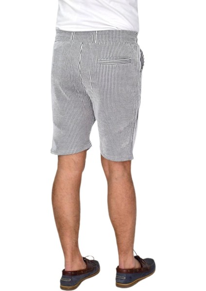 Erkek Çizgili Cepli Likralı Şort BGL-ST04624 fırsatları