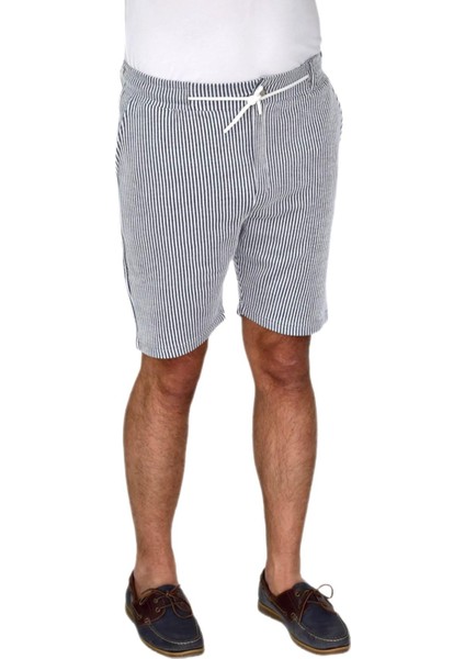 Erkek Çizgili Cepli Likralı Şort BGL-ST04624 fiyatları