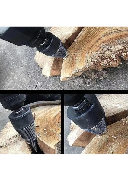 Ahşap Şöminelik Odun Kütük Ayırma Yarma Matkap Ucu 49 mm