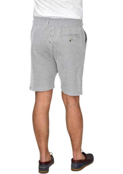 Erkek Çizgili Cepli Likralı Şort BGL-ST04624 fırsatları