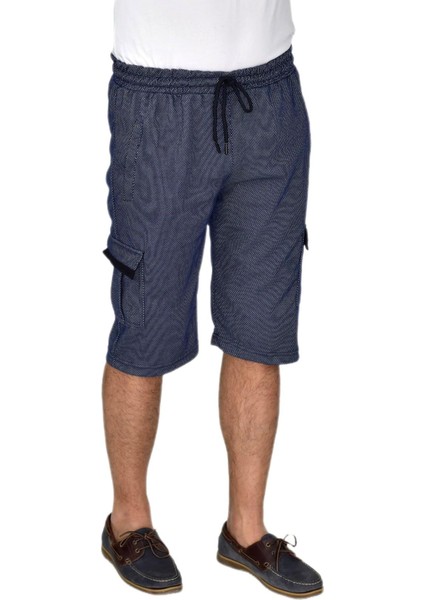 Erkek Kargo Cepli Likralı Kuş Gözü Kumaş Kapri BGL-ST04620 fiyatları