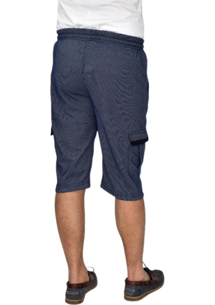 Erkek Kargo Cepli Likralı Kuş Gözü Kumaş Kapri BGL-ST04620 fırsatları