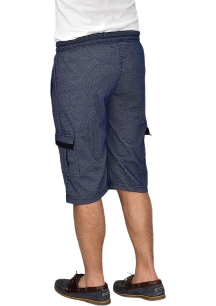 Erkek Kargo Cepli Likralı Kuş Gözü Kumaş Kapri BGL-ST04620 indirimleri